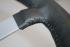 Lenkrad Leder RS '90-'97 380mm silber, inkl. Huptaste '73er RS Optik